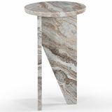 SAFAVIEH Couture Devlin Marble Drink Table - 12Wx12Dx20H