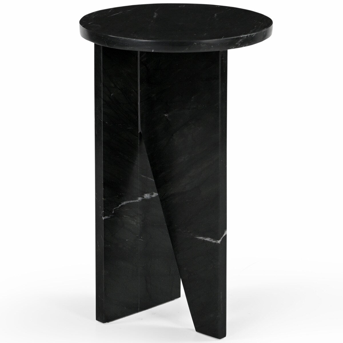 SAFAVIEH Couture Devlin Marble Drink Table - 12Wx12Dx20H