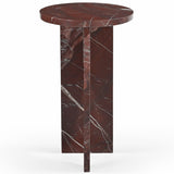 SAFAVIEH Couture Devlin Marble Drink Table - 12Wx12Dx20H