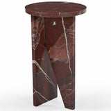 SAFAVIEH Couture Devlin Marble Drink Table - 12Wx12Dx20H