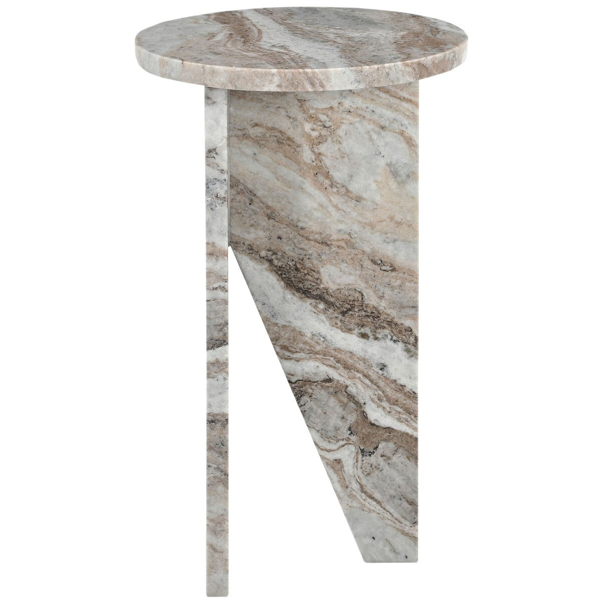 SAFAVIEH Couture Devlin Marble Drink Table - 12Wx12Dx20H