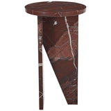 SAFAVIEH Couture Devlin Marble Drink Table - 12Wx12Dx20H