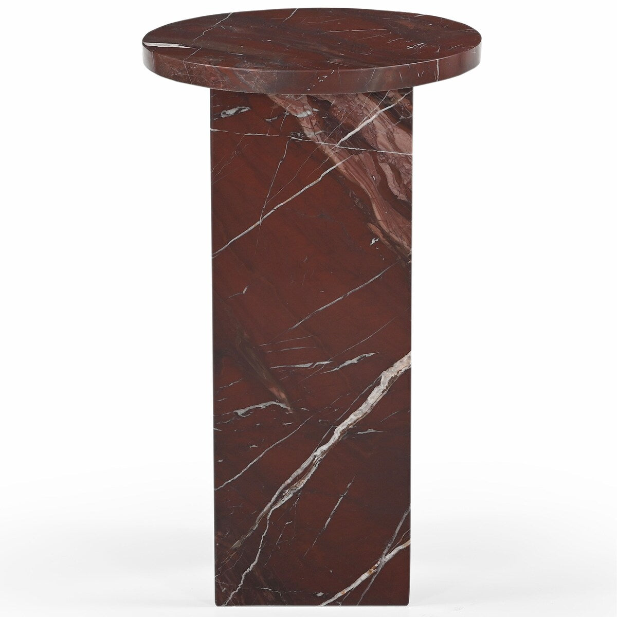 SAFAVIEH Couture Devlin Marble Drink Table - 12Wx12Dx20H