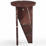 SAFAVIEH Couture Devlin Marble Drink Table - 12Wx12Dx20H