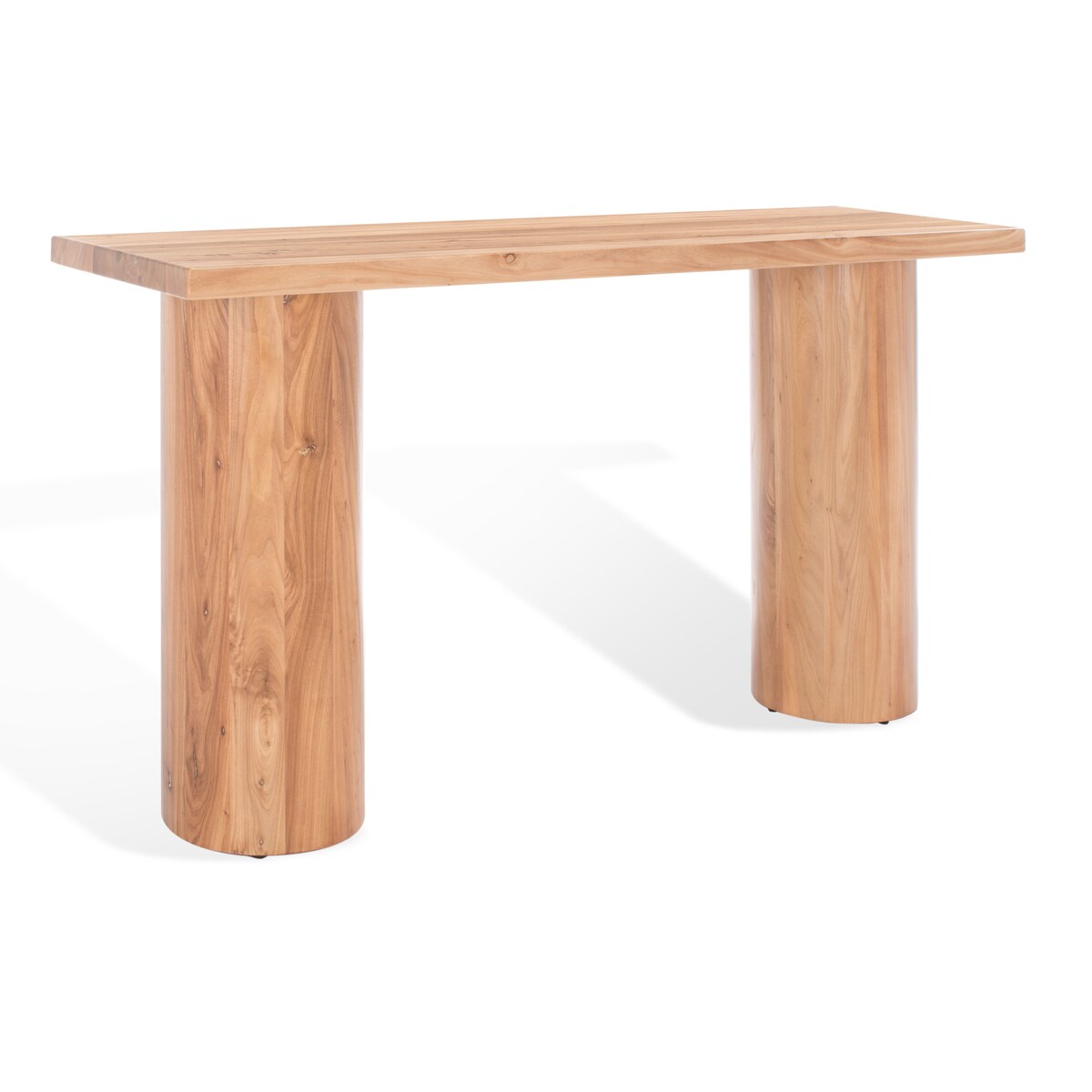 SAFAVIEH Couture Dimitriya Elm Wood Console Table - 54 In. W x 16 In. D x 30 In. H - 54Wx16Dx30H