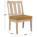 SAFAVIEH Couture Dominica 18-inch Wooden Outdoor Dining Chair [SET of 2] - 22Wx25Dx39H