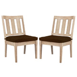 SAFAVIEH Couture Dominica 18-inch Wooden Outdoor Dining Chair [SET of 2] - 22Wx25Dx39H