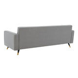 SAFAVIEH Couture Domna Tufted Back Sofa - 85 In W x 33 In D x 90 In H - 85Wx33Dx30H