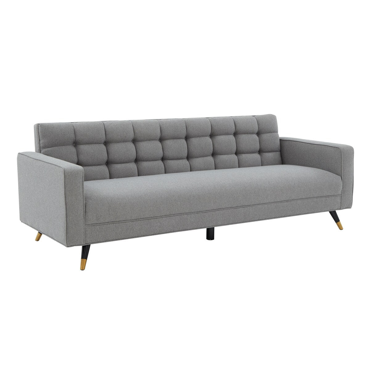 SAFAVIEH Couture Domna Tufted Back Sofa - 85 In W x 33 In D x 90 In H - 85Wx33Dx30H