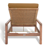 SAFAVIEH Couture Donnamaria Wicker Sun Lounger - 32Wx83Dx33H