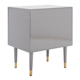 SAFAVIEH Couture Dorien 2-Drawer Side Table - 21.3"x16.9"x25.6" - 21Wx17Dx26H