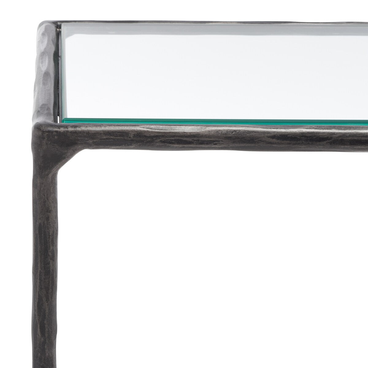 SAFAVIEH Couture Dorotea Forged Metal Rectangle Console Table - 48" W x 12" L x 30" H - 48Wx12Dx30H