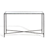 SAFAVIEH Couture Dorotea Forged Metal Rectangle Console Table - 48" W x 12" L x 30" H - 48Wx12Dx30H