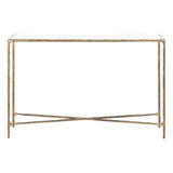 SAFAVIEH Couture Dorotea Forged Metal Rectangle Console Table - 48" W x 12" L x 30" H - 48Wx12Dx30H