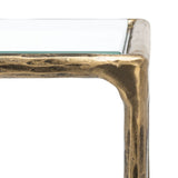 SAFAVIEH Couture Dorotea Forged Metal Rectangle Console Table - 48" W x 12" L x 30" H - 48Wx12Dx30H