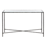 SAFAVIEH Couture Dorotea Forged Metal Rectangle Console Table - 48" W x 12" L x 30" H - 48Wx12Dx30H