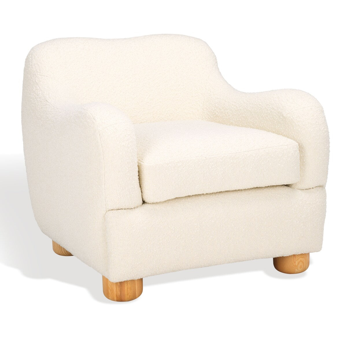 SAFAVIEH Couture Dyanna Boucle Accent Chair - 33Wx35Dx30H