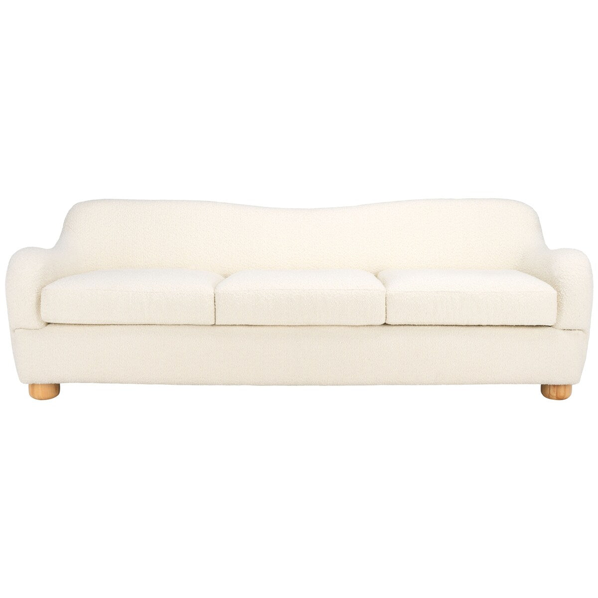 SAFAVIEH Couture Dyanna Boucle Sofa - 87Wx35Dx30H