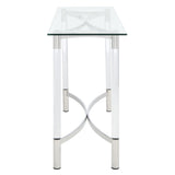 SAFAVIEH Couture Eleftheria Acrylic Console Table - 47.2" W x 15.7" L x 30" H - 47Wx16Dx30H