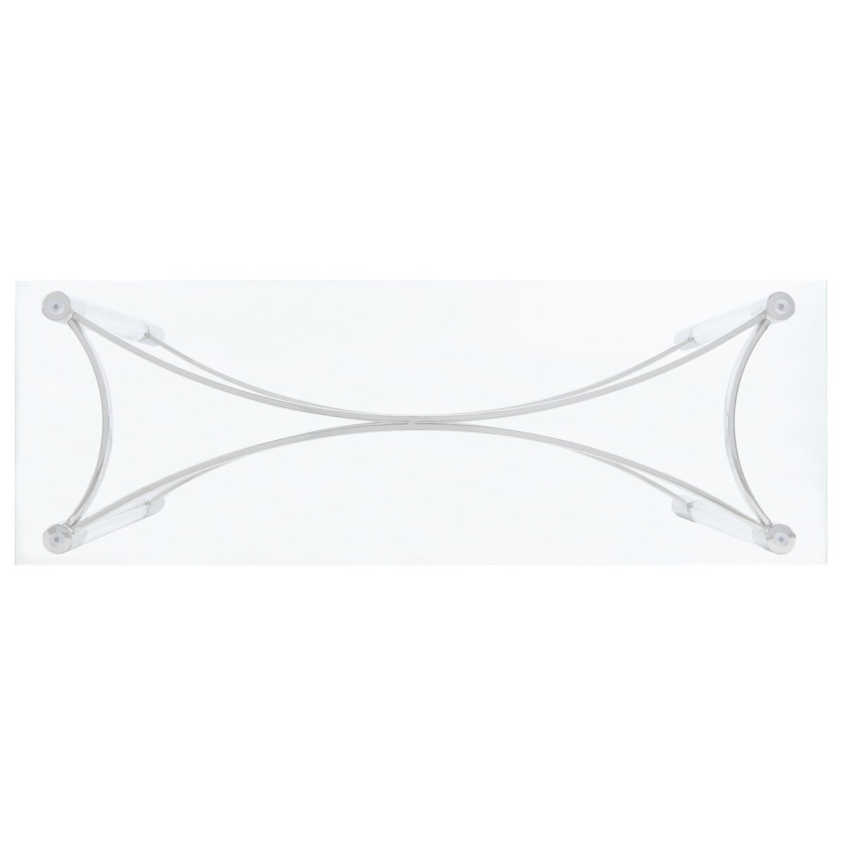 SAFAVIEH Couture Eleftheria Acrylic Console Table - 47.2" W x 15.7" L x 30" H - 47Wx16Dx30H