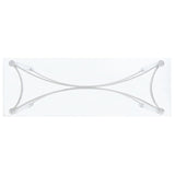 SAFAVIEH Couture Eleftheria Acrylic Console Table - 47.2" W x 15.7" L x 30" H - 47Wx16Dx30H