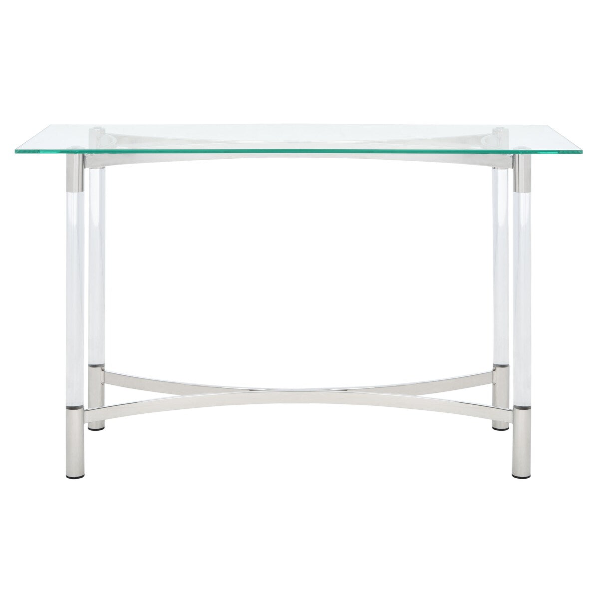 SAFAVIEH Couture Eleftheria Acrylic Console Table - 47.2" W x 15.7" L x 30" H - 47Wx16Dx30H