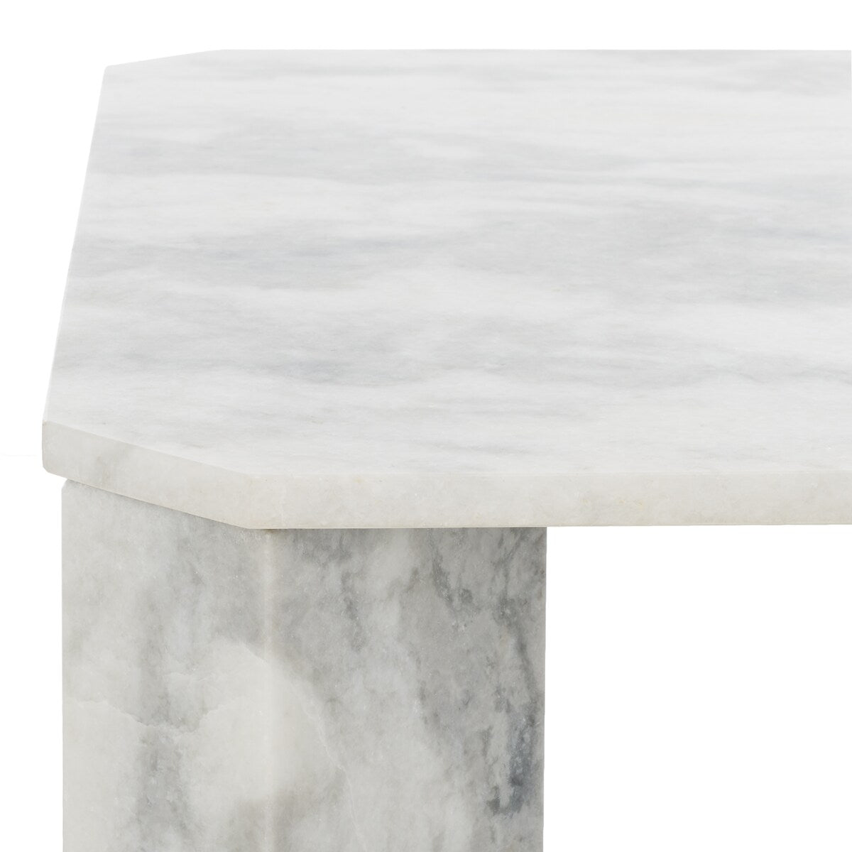 SAFAVIEH Couture Elseline Marble Top Square Coffee Table - 40 In. W x 40 In. D x 15 In. H - 40Wx40Dx15H