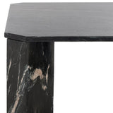 SAFAVIEH Couture Elseline Marble Top Square Coffee Table - 40 In. W x 40 In. D x 15 In. H - 40Wx40Dx15H