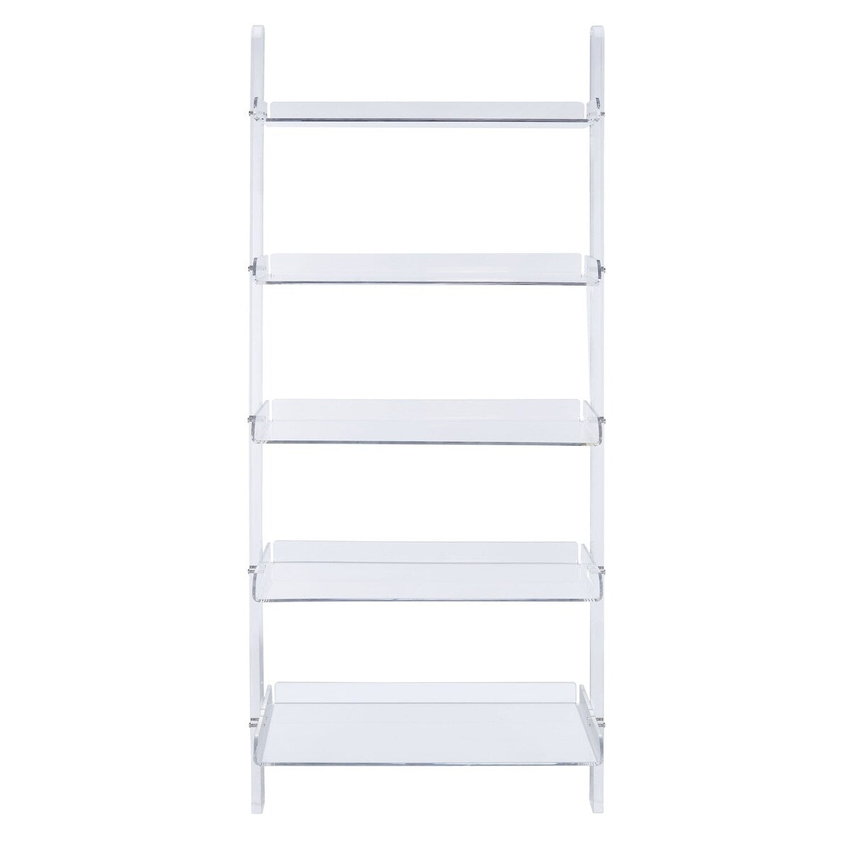 SAFAVIEH Couture Ercilia Acrylic Bookshelf - 33.75 In W x 18 In D x 76 In H - 34Wx18Dx76H