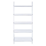 SAFAVIEH Couture Ercilia Acrylic Bookshelf - 33.75 In W x 18 In D x 76 In H - 34Wx18Dx76H