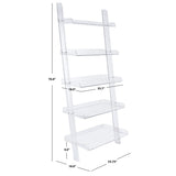 SAFAVIEH Couture Ercilia Acrylic Bookshelf - 33.75 In W x 18 In D x 76 In H - 34Wx18Dx76H