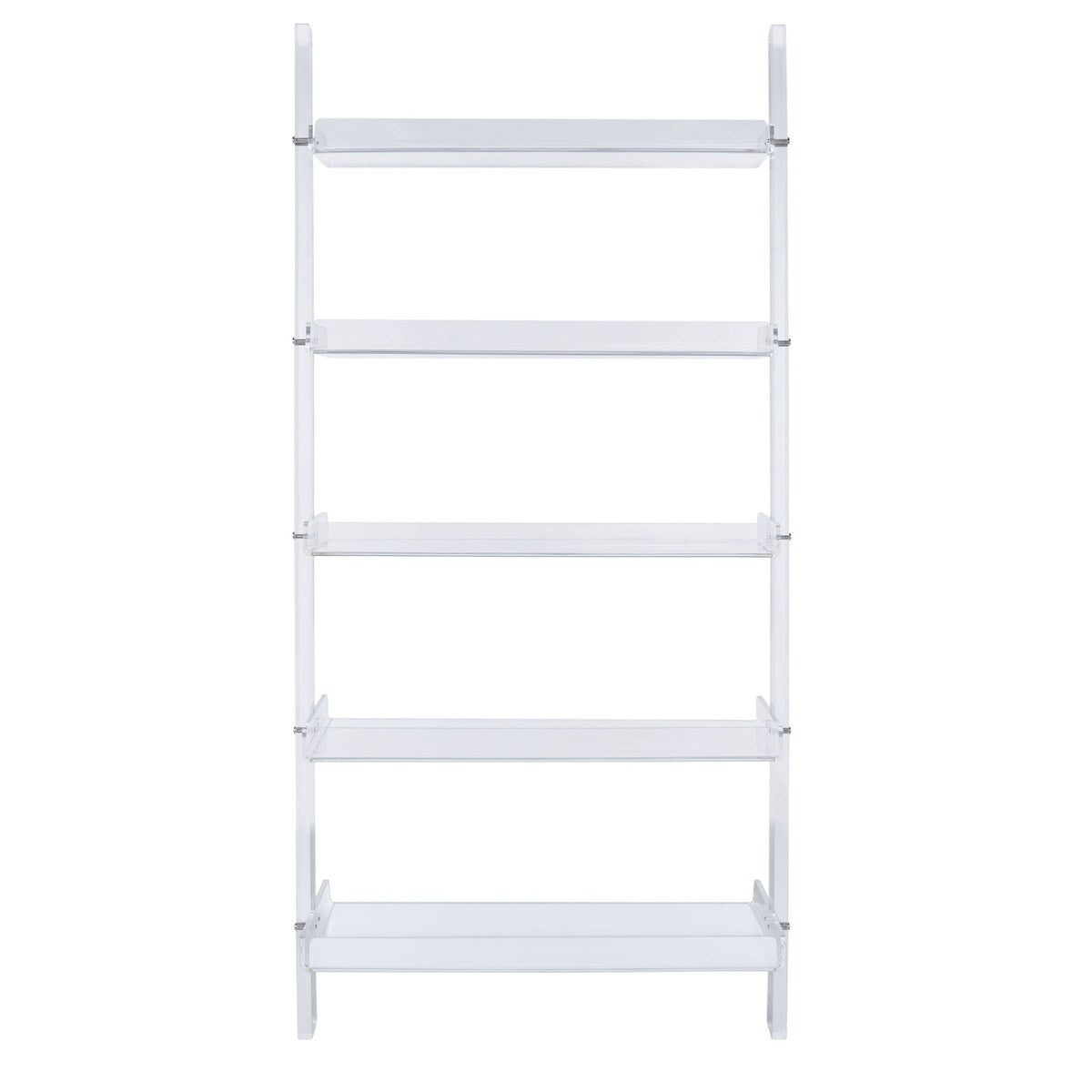 SAFAVIEH Couture Ercilia Acrylic Bookshelf - 33.75 In W x 18 In D x 76 In H - 34Wx18Dx76H