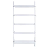 SAFAVIEH Couture Ercilia Acrylic Bookshelf - 33.75 In W x 18 In D x 76 In H - 34Wx18Dx76H