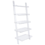 SAFAVIEH Couture Ercilia Acrylic Bookshelf - 33.75 In W x 18 In D x 76 In H - 34Wx18Dx76H