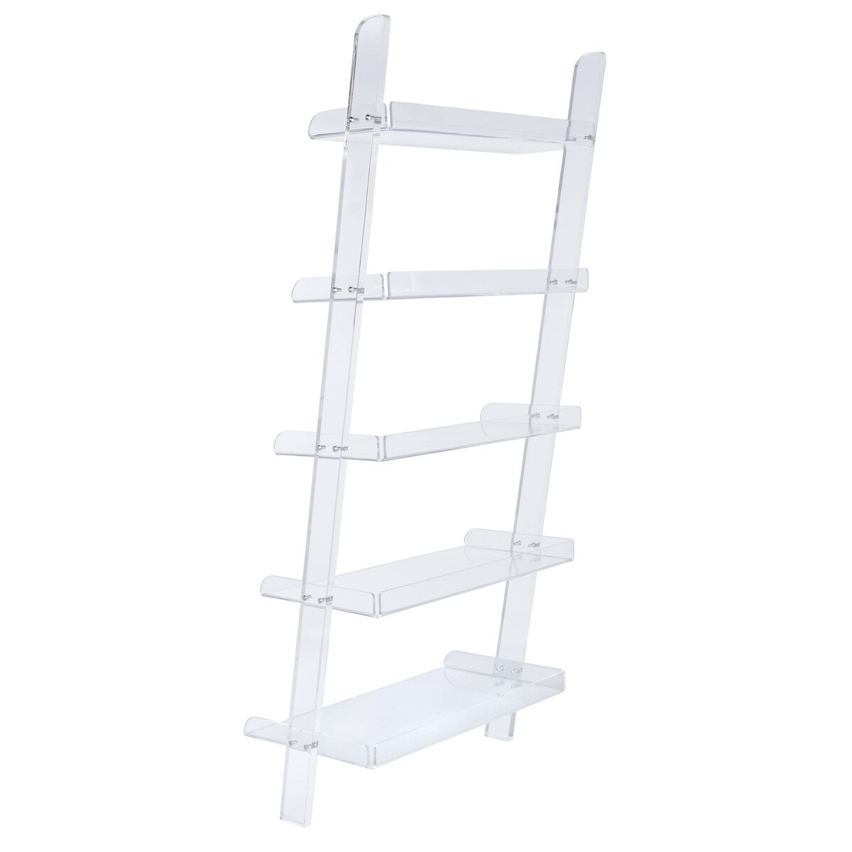 SAFAVIEH Couture Ercilia Acrylic Bookshelf - 33.75 In W x 18 In D x 76 In H - 34Wx18Dx76H