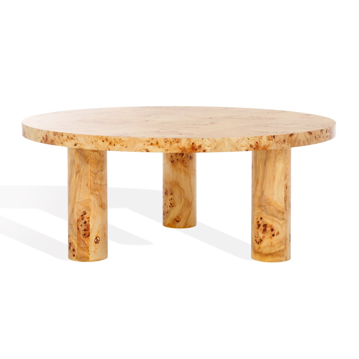 SAFAVIEH Couture Everbella Burled Mappa Table - 36Wx36Dx15H