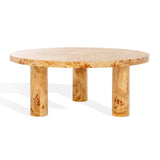 SAFAVIEH Couture Everbella Burled Mappa Table - 36Wx36Dx15H