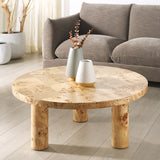 SAFAVIEH Couture Everbella Burled Mappa Table - 36Wx36Dx15H