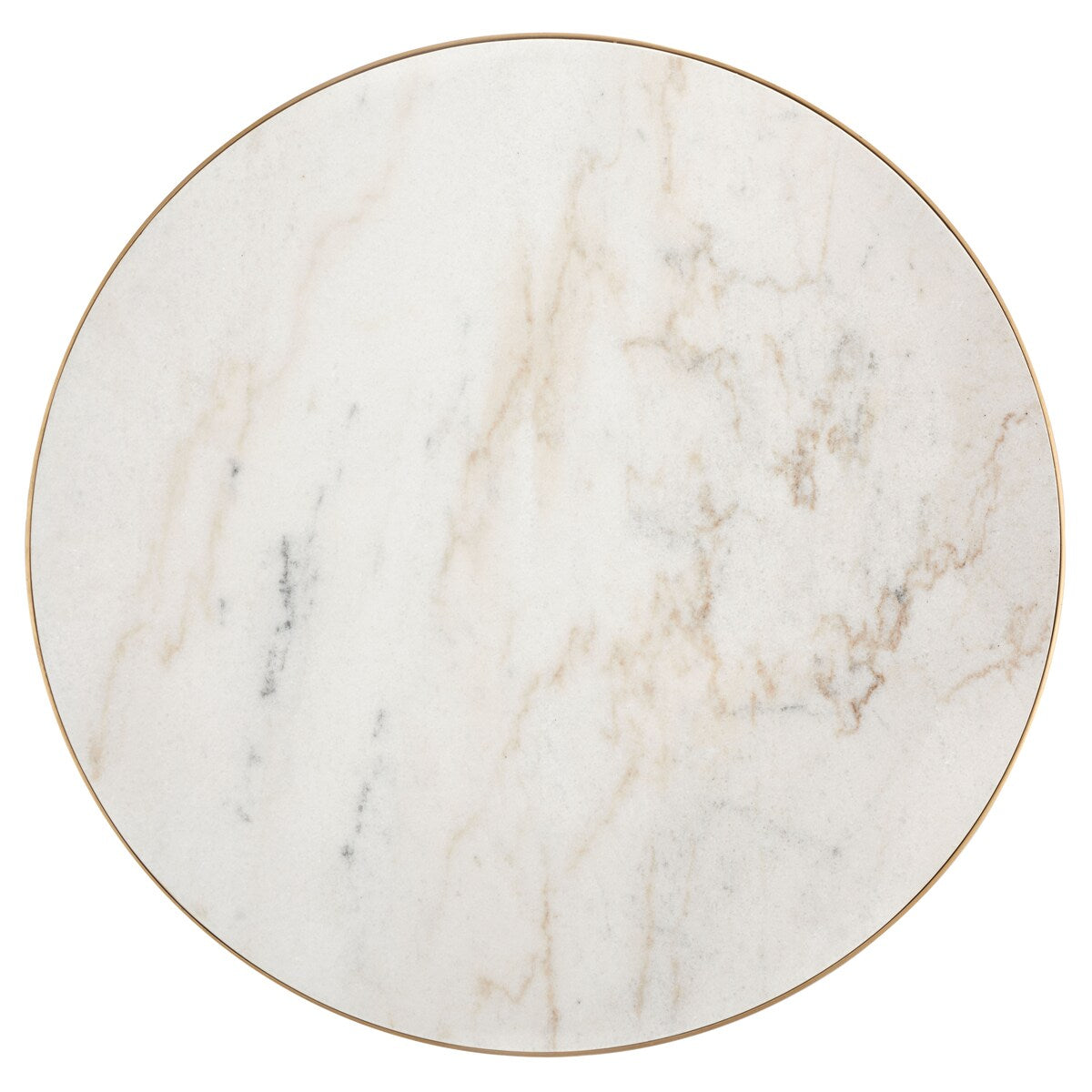 SAFAVIEH Couture Fabia Round Marble Coffee Table - 38 In W x 38 In D x 16 In H - 38Wx38Dx16H