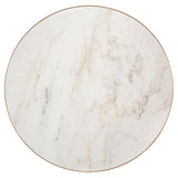 SAFAVIEH Couture Fabia Round Marble Coffee Table - 38 In W x 38 In D x 16 In H - 38Wx38Dx16H