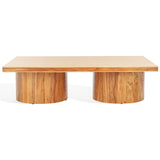 SAFAVIEH Couture Falynn Square Wood Coffee Table - 55Wx34Dx15H