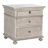 SAFAVIEH Couture Farzaneh 3-Drawer Wood Nightstand