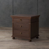 SAFAVIEH Couture Farzaneh 3-Drawer Wood Nightstand