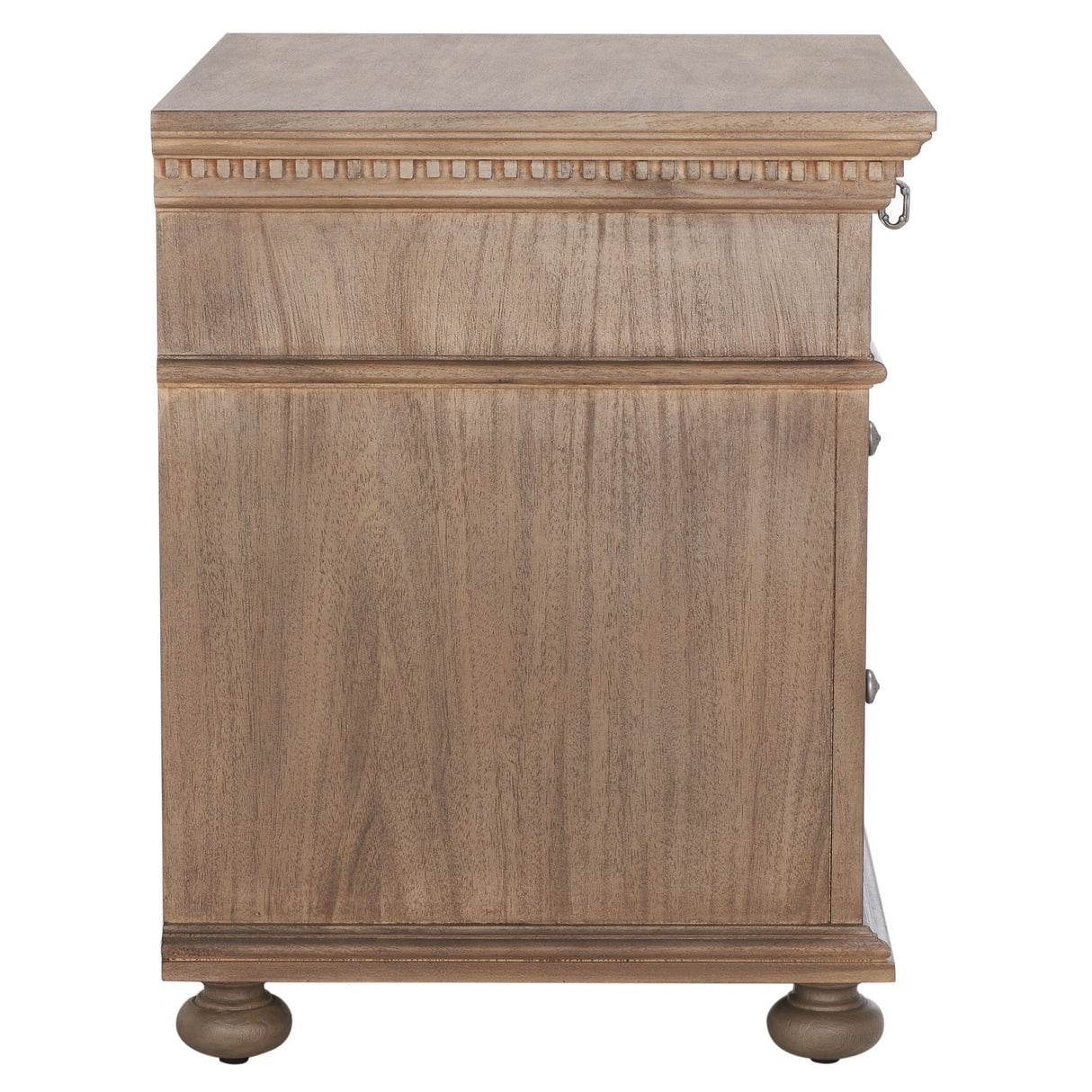 SAFAVIEH Couture Farzaneh 3-Drawer Wood Nightstand