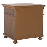 SAFAVIEH Couture Farzaneh 3-Drawer Wood Nightstand