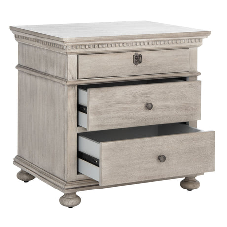 SAFAVIEH Couture Farzaneh 3-Drawer Wood Nightstand