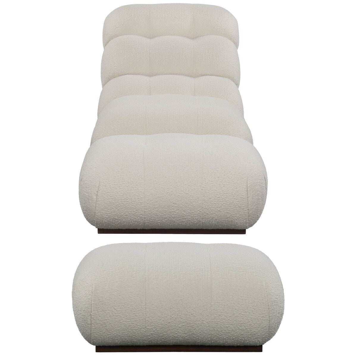 SAFAVIEH Couture Fenix Lounge Chair & Ottoman - 32Wx52Dx34H