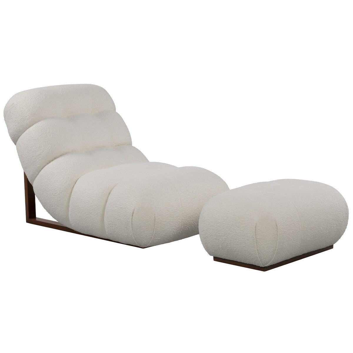 SAFAVIEH Couture Fenix Lounge Chair & Ottoman - 32Wx52Dx34H