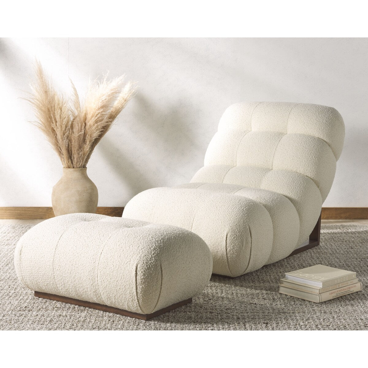 SAFAVIEH Couture Fenix Lounge Chair & Ottoman - 32Wx52Dx34H