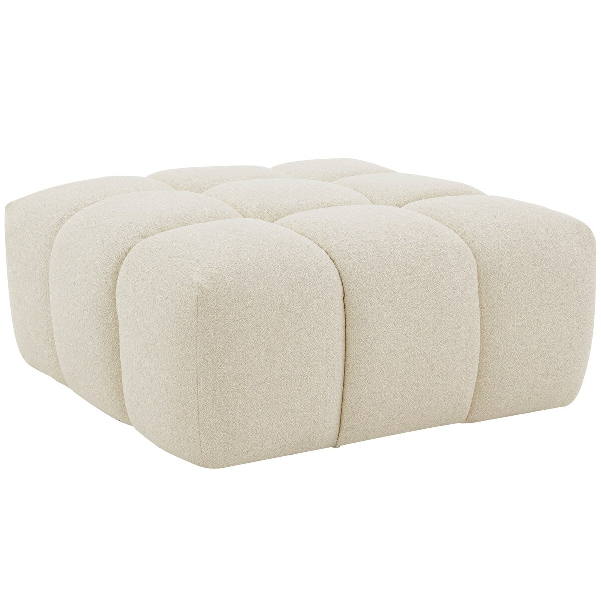 SAFAVIEH Couture Florinda Boucle Tufted Ottoman